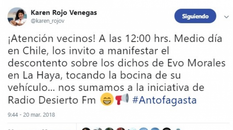 Tuit de Karen Rojo