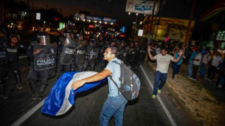 Enfrentamientos en Nicaragua . Foto: RRSS