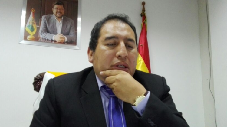 El diputado Santamaría fue jefe de bancada de UN en diputados en la gestión 2017. Foto: ANF