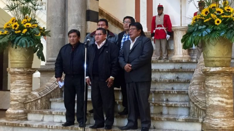 Dirigencia de los choferes de Bolivia.