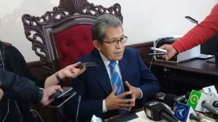 Magistrado Esteban Miranda del TSJ . Foto: ACLO Chuquisaca