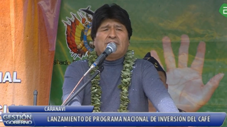 Presidente Evo Morales. (Foto: Captura)