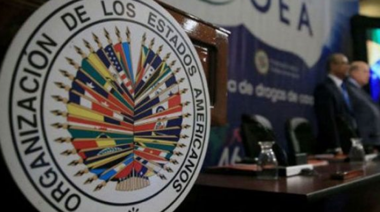 Una de las reuniones de la OEA.  Foto: Globovisión.