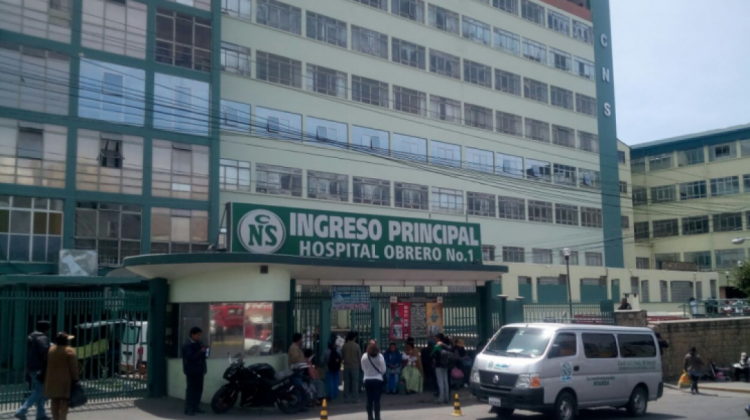 Frontis del Hospital Obrero. Foto: ANF