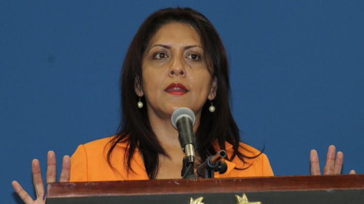La ministra de Comunicación, Gisela López.