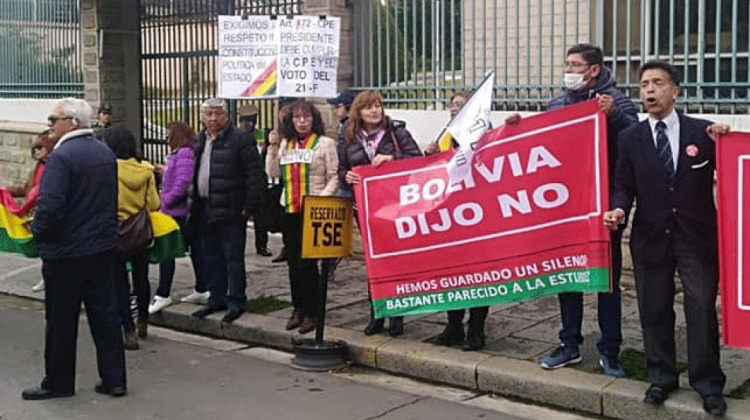 Una de las manifestaciones de los grupos del 21F. Foto de archivo: Facebook.