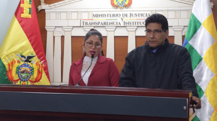 La Viceministra de Igualdad de Oportunidades del Ministerio de Justicia, Estefanía Morales.