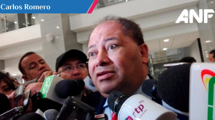 Ministro Carlos Romero. Foto: ANF