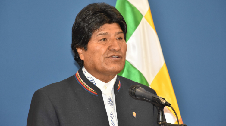 El presidente Evo Morales. Foto: ABI.