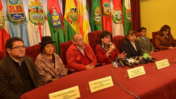 Los vocales del TSE. Foto: Archivo