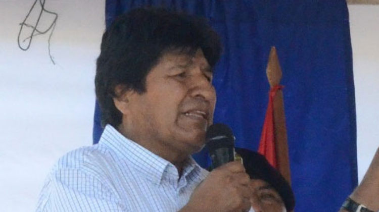 Evo Morales. Foto de archivo: ABI.