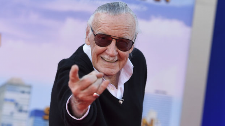 Stan Lee en la presentación de la última entrega de Spiderman  Foto: GTRES