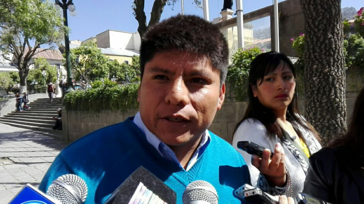 Dirigente cocalero, Leonardo Loza. Foto: ANF