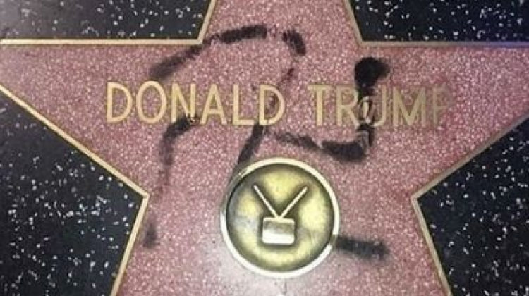 Estrella de Donald Trump en Hollywood. Foto: ABC.es
