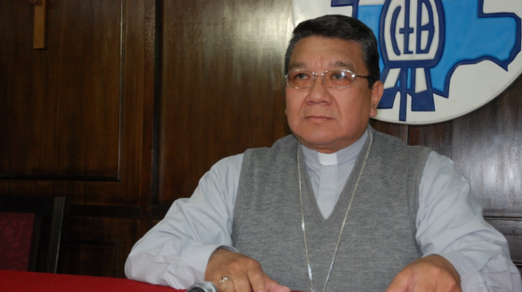 Monseñor Aurelio Pesoa, secretario general de la Conferencia Episcopal Boliviana. Foto: CEB