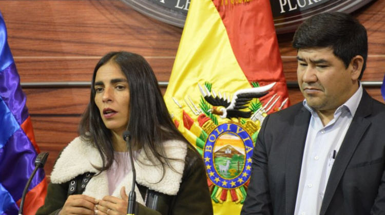 Gabriela Montaño Milton Barón. Foto: Diputados Bolivia.