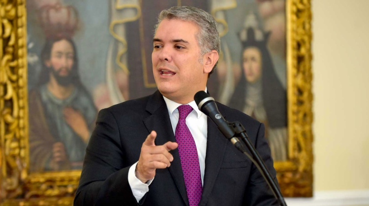 La información la dio a conocer Iván Duque. Foto: Presidencia de Colombia.