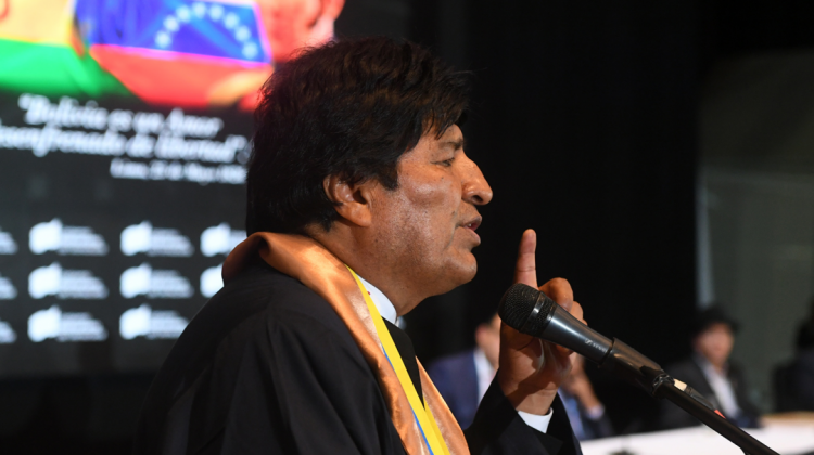 El presidente Evo Morales.   Foto: ABI