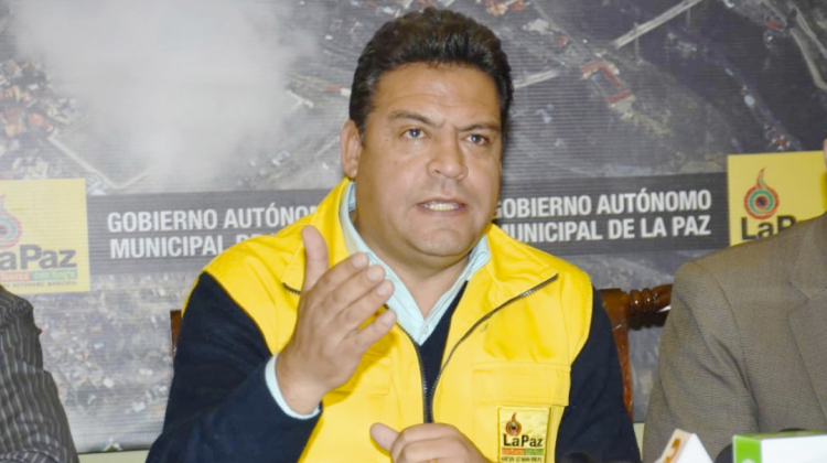 El alcalde de La Paz, Luis Revilla.  Foto: AMN.
