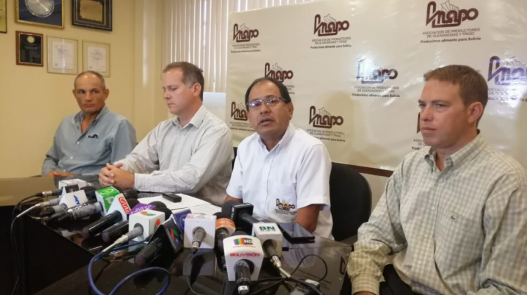 Conferencia de prensa Anapo y Bióceres. Foto: Anapo