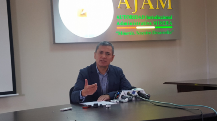 Erik Ariñez, director ejecutivo de la AJAM. Foto archivo ANF
