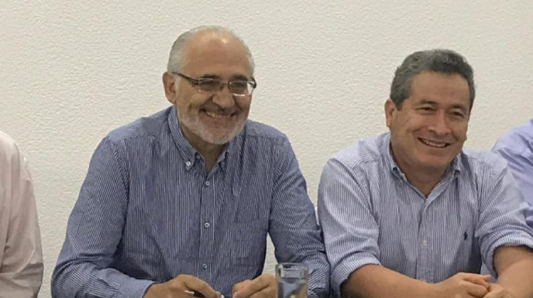 Carlos Mesa y Gustavo Pedraza. Foto: Comunidad Ciudadana