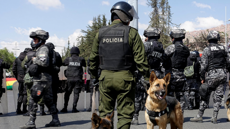 Policías de Bolivia. Foto: Sputnik
