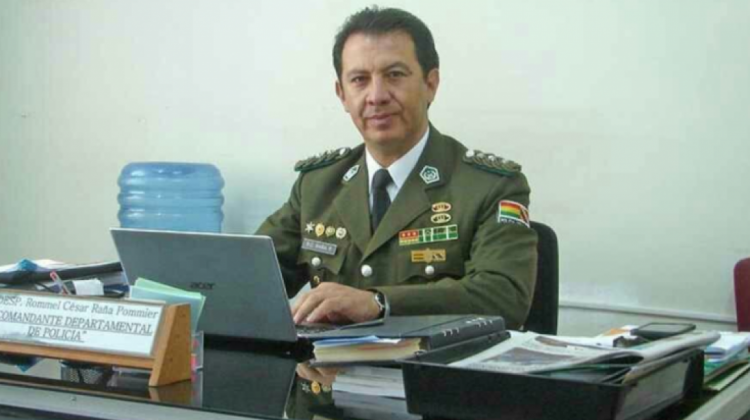 Excomandante de la Policía de Oruro, coronel Rommel Raña. Foto: ANF