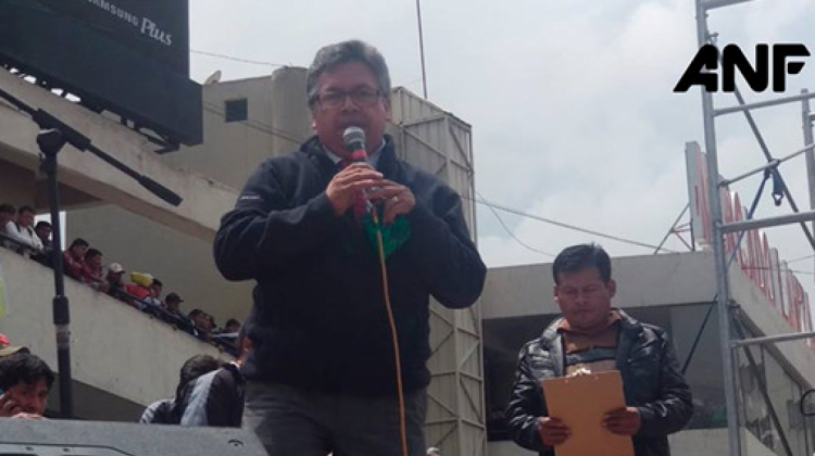 Presidente del Colegio de Médicos de La Paz, Luis Larrea. (Foto: ANF)