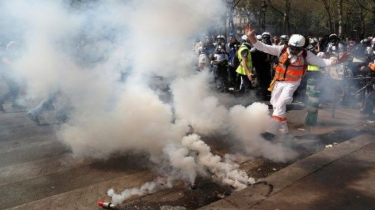 Protestas en París. Foto: Reuters