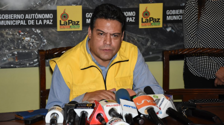 El alcalde de La Paz, Luis Revilla. Foto: Comuna paceña