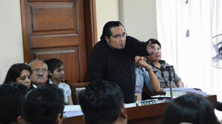 Jhasmani Torrico Leclere, el abogado que utilizaba la violencia para cobrar las deudas solicitadas por sus clientes. Foto: Los Tiempos