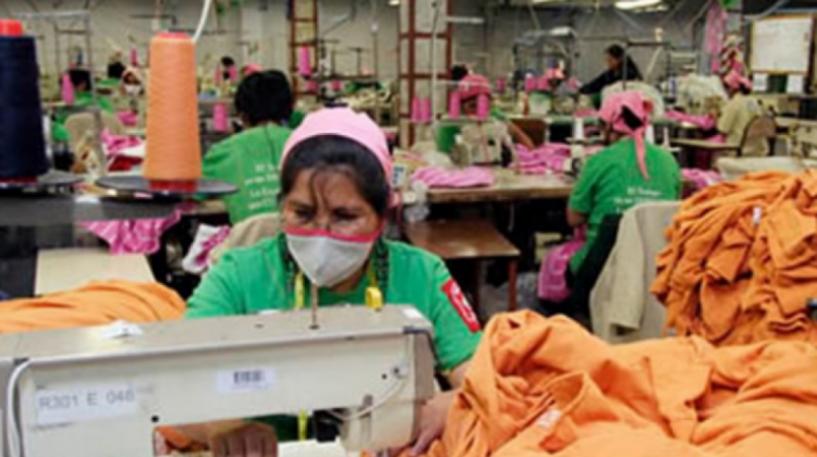 Pequeña fábrica textil. Foto: ANF