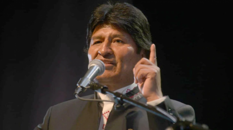 Presidente Evo Morales. Foto: Infobae
