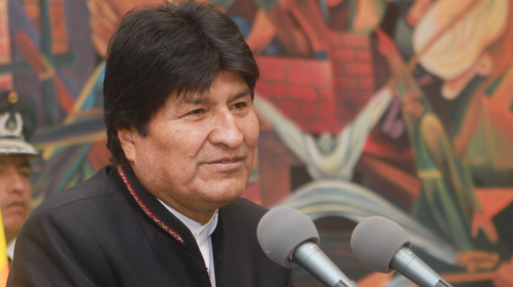 Presidente del Estado, Evo Morales. Foto: ABI