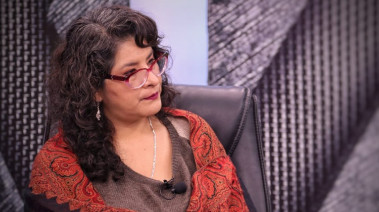 Directora del Servicio Plurinacional de la Mujer y de la Despatriarcalización, Tania Sánchez. Foto: BTV