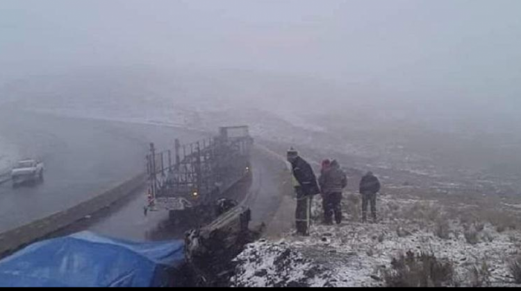 Alerta máxima en las carreteras.  Foto: InforOruro
