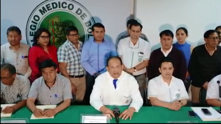 Colegio Médico de Bolivia. Foto: Captura de pantalla