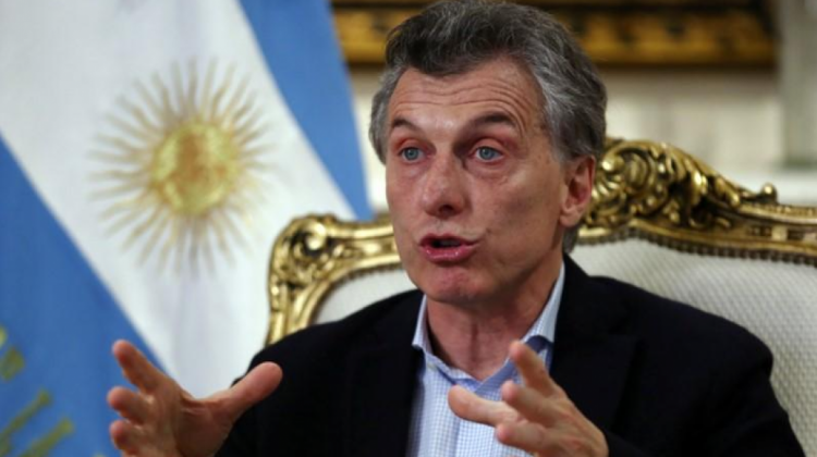 Presidente de Argentina, Mauricio Macri. Foto: Reuters