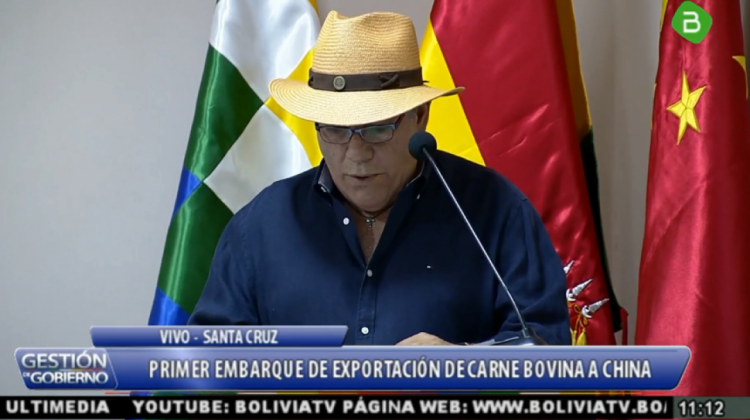 José Luis Vaca es presidente Fegasacruz. Foto: Captura