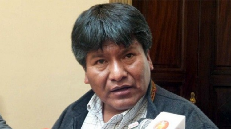 Gobernador de Oruro, Víctor Hugo Vásquez. Foto: Página Siete