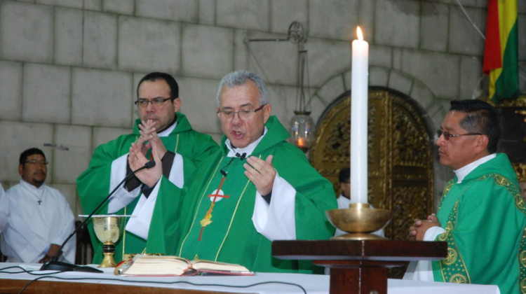 El secretario General Adjunto de la Conferencia Episcopal Boliviana, padre José Fuentes. Foto: Iglesia