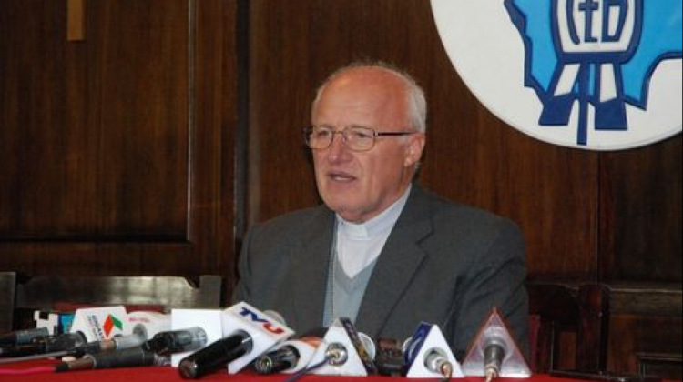 Monseñor Eugenio Scarpellini, obispo de El Alto. Foto: RRSS