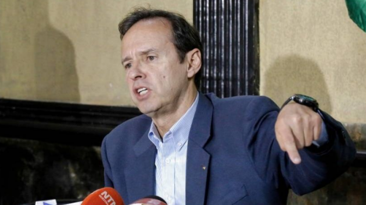 El expresidente Jorge Tuto Quiroga. Foto: Correo del Sur.