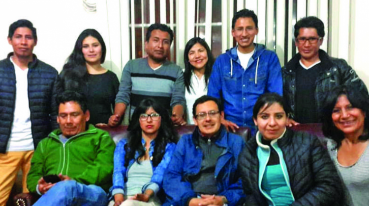 Foto del equipo de ANF antes de anunciar su “reestructuración”.