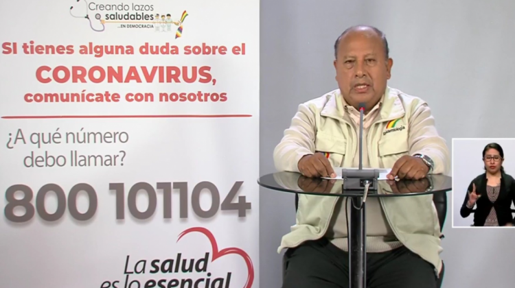 El jefe nacional de Epidemiología, Virgilio Prieto. Foto: Ministerio de Salud