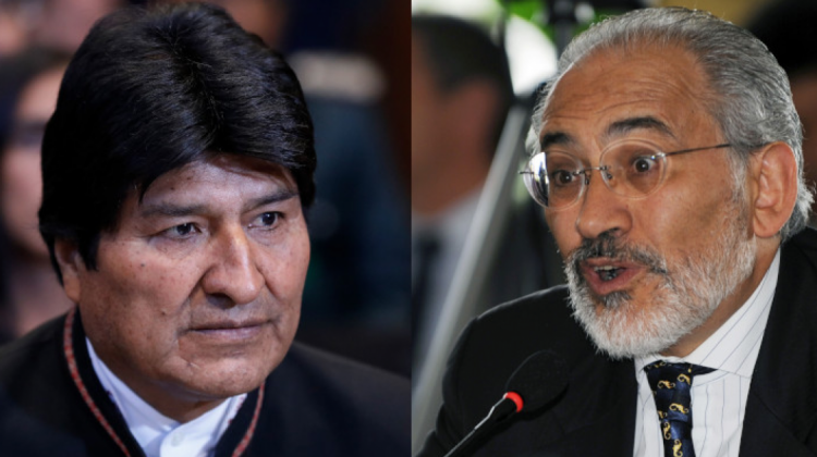 Evo Morales y Carlos Mesa. Foto: Internet