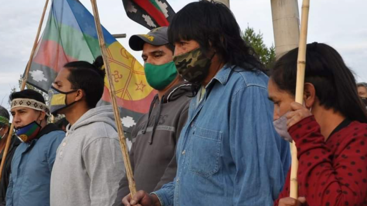 Mapuches emiten un pronunciamiento. Foto. RRSS
