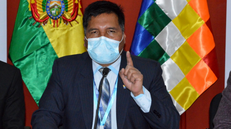 El ministro de Educación, Adrián Quelca. Foto: Ministerio de Educación
