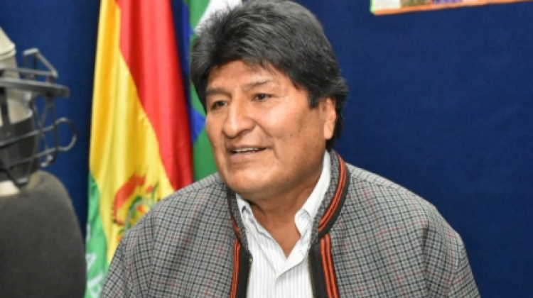 El expresidente Evo Morales. Foto: ABI